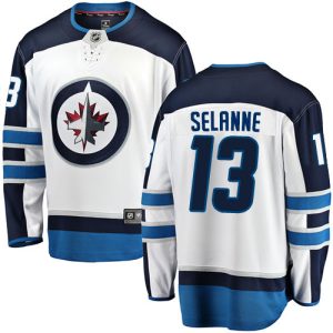 Lapsille NHL Winnipeg Jets Pelipaita Teemu Selanne #13 Breakaway Valkoinen Fanatics Branded Vieras